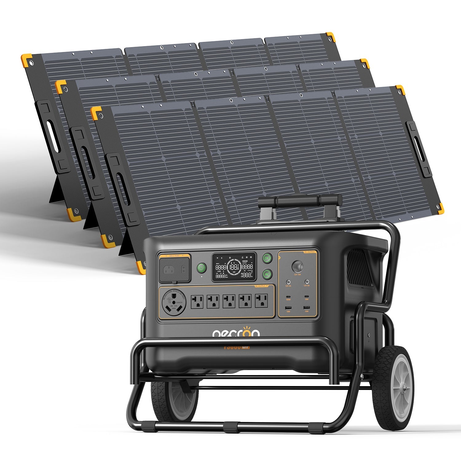 PECRON F3000 Solar Generator Kit