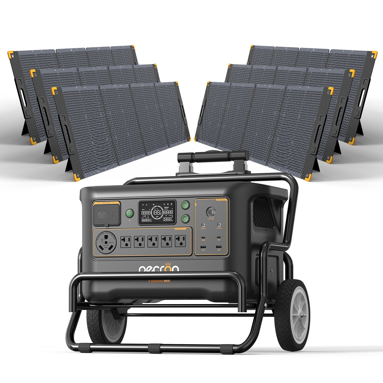 PECRON F3000 Solar Generator Kit