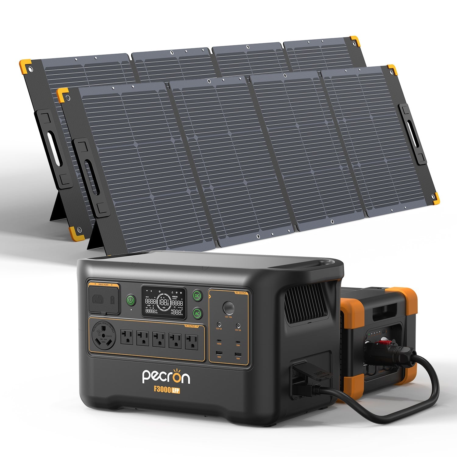 PECRON F3000 Solar Generator Kit