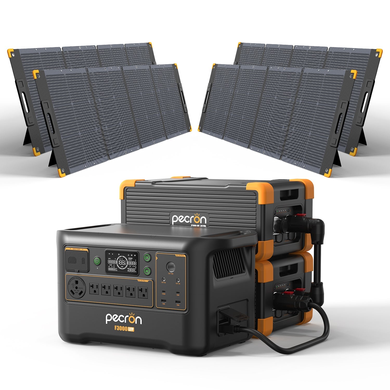 PECRON F3000 Solar Generator Kit