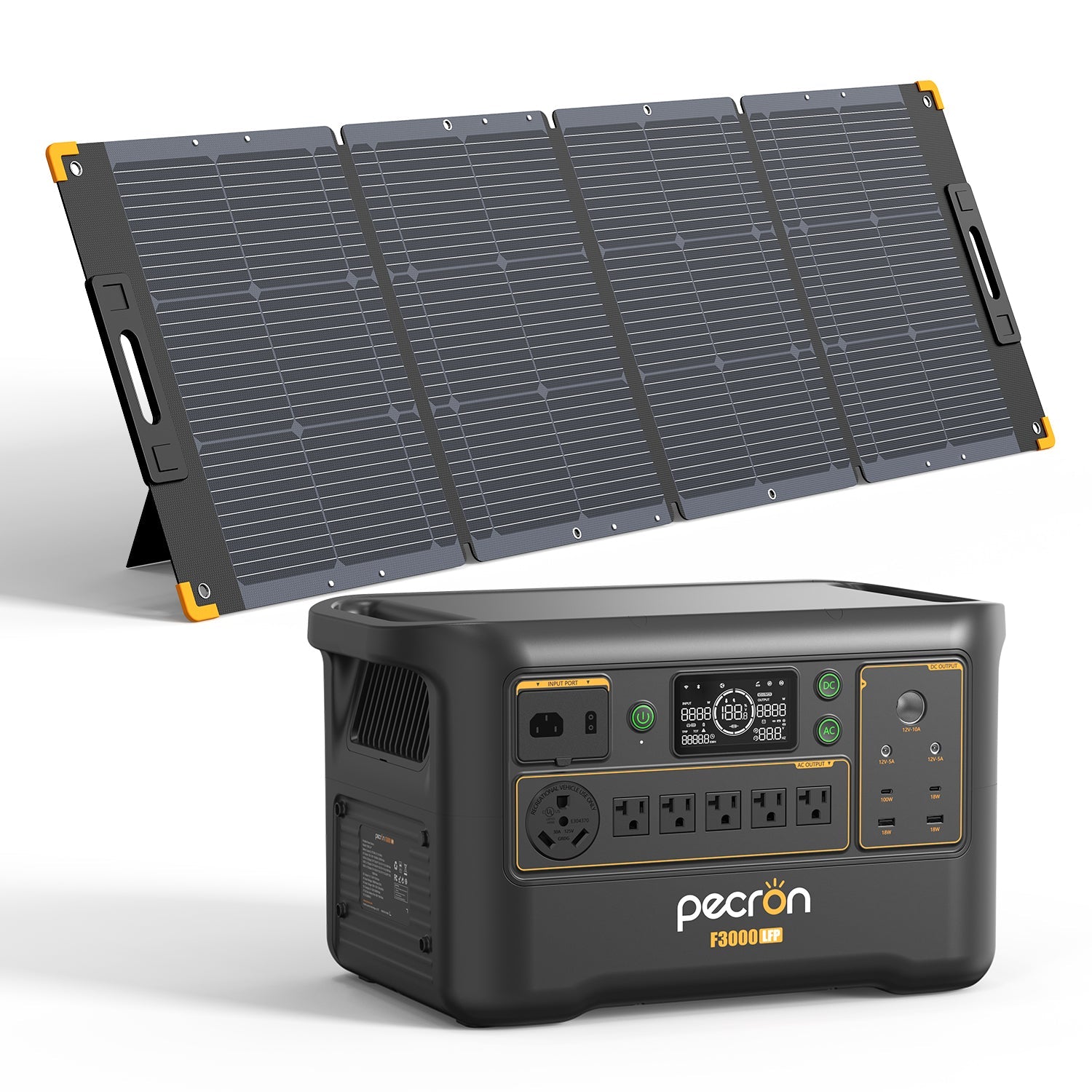 PECRON F3000LFP Portable Power Station 3600W 3072Wh