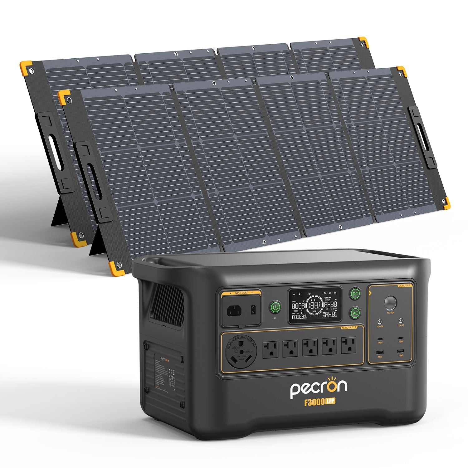 PECRON F3000 Solar Generator Kit