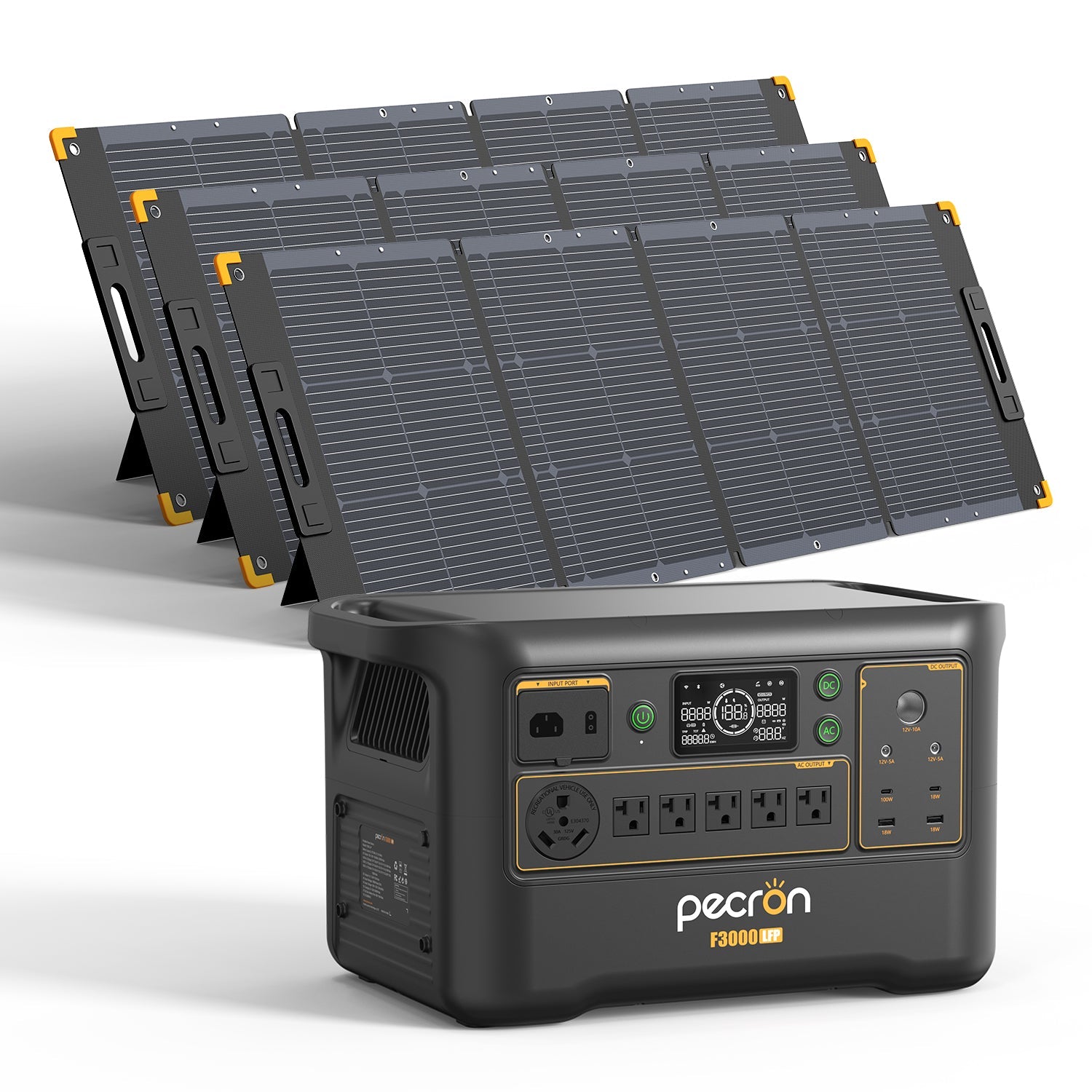 PECRON F3000 Solar Generator Kit