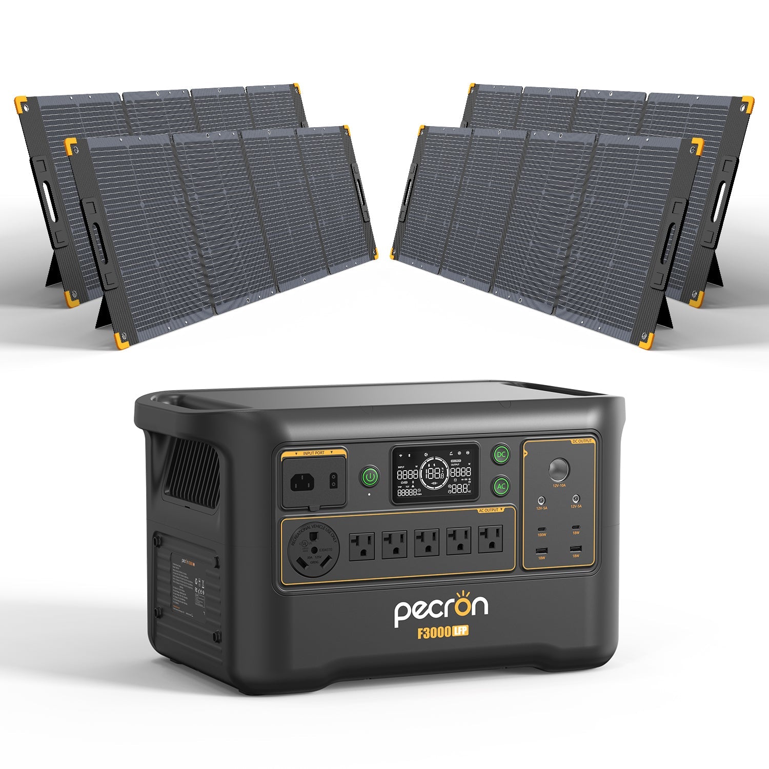 PECRON F3000 Solar Generator Kit