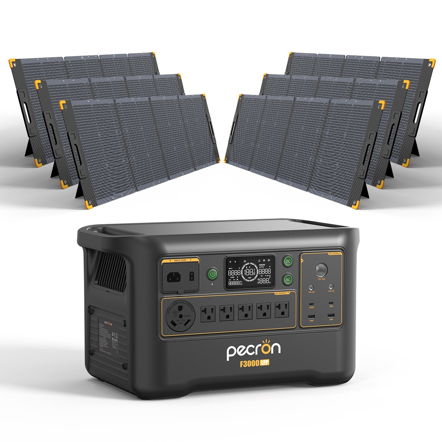 PECRON F3000LFP Portable Power Station 3600W 3072Wh