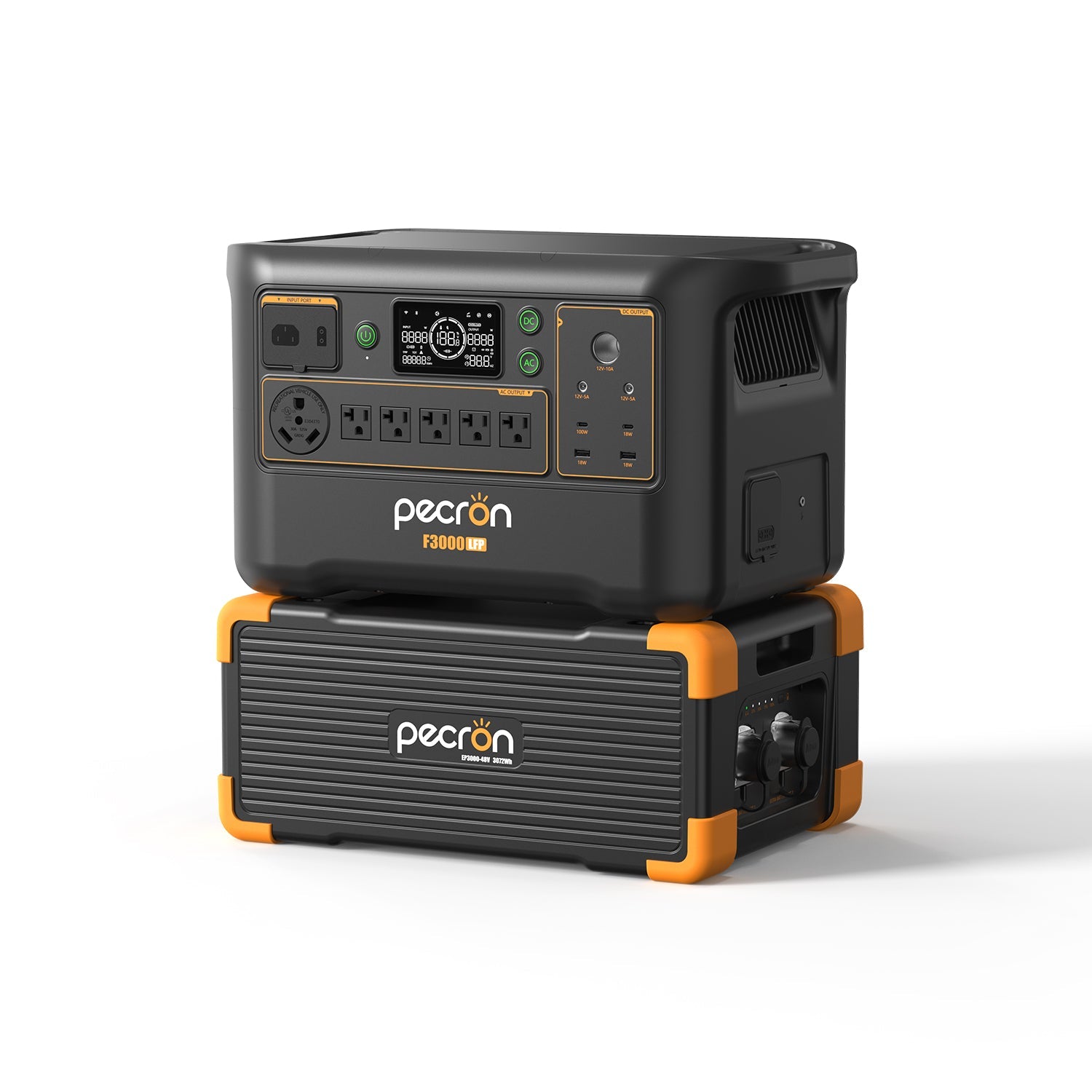 PECRON F3000LFP Portable Power Station 3600W 3072Wh