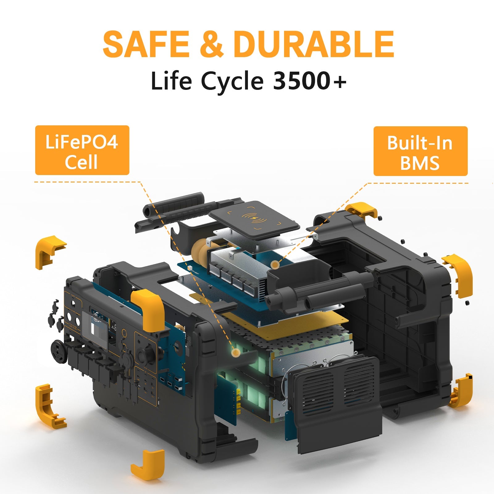 PECRON E2000LFP Expandable Solar Generator System Kit