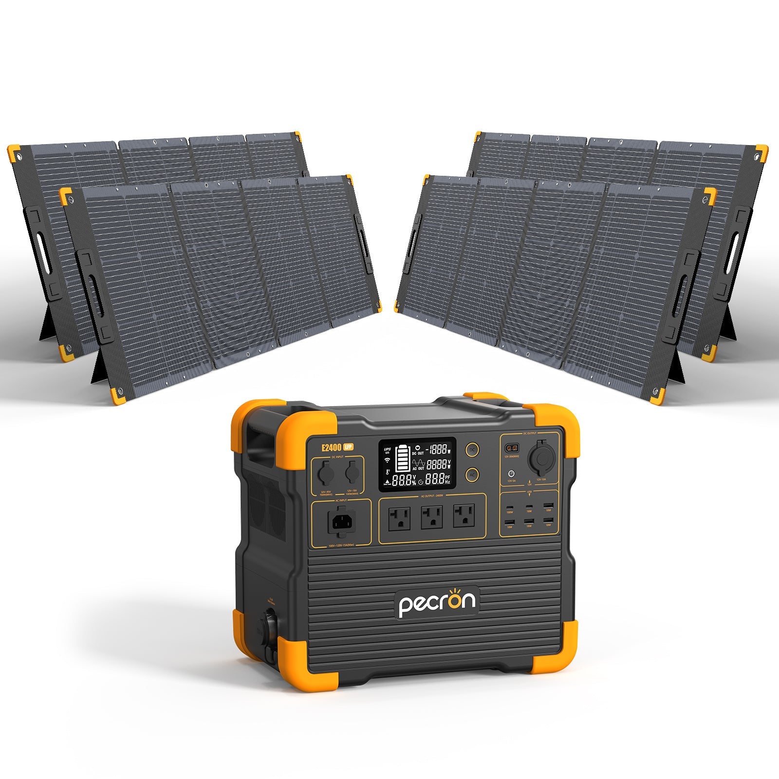 PECRON E2400LFP Portable Power Station 2400W 2048Wh