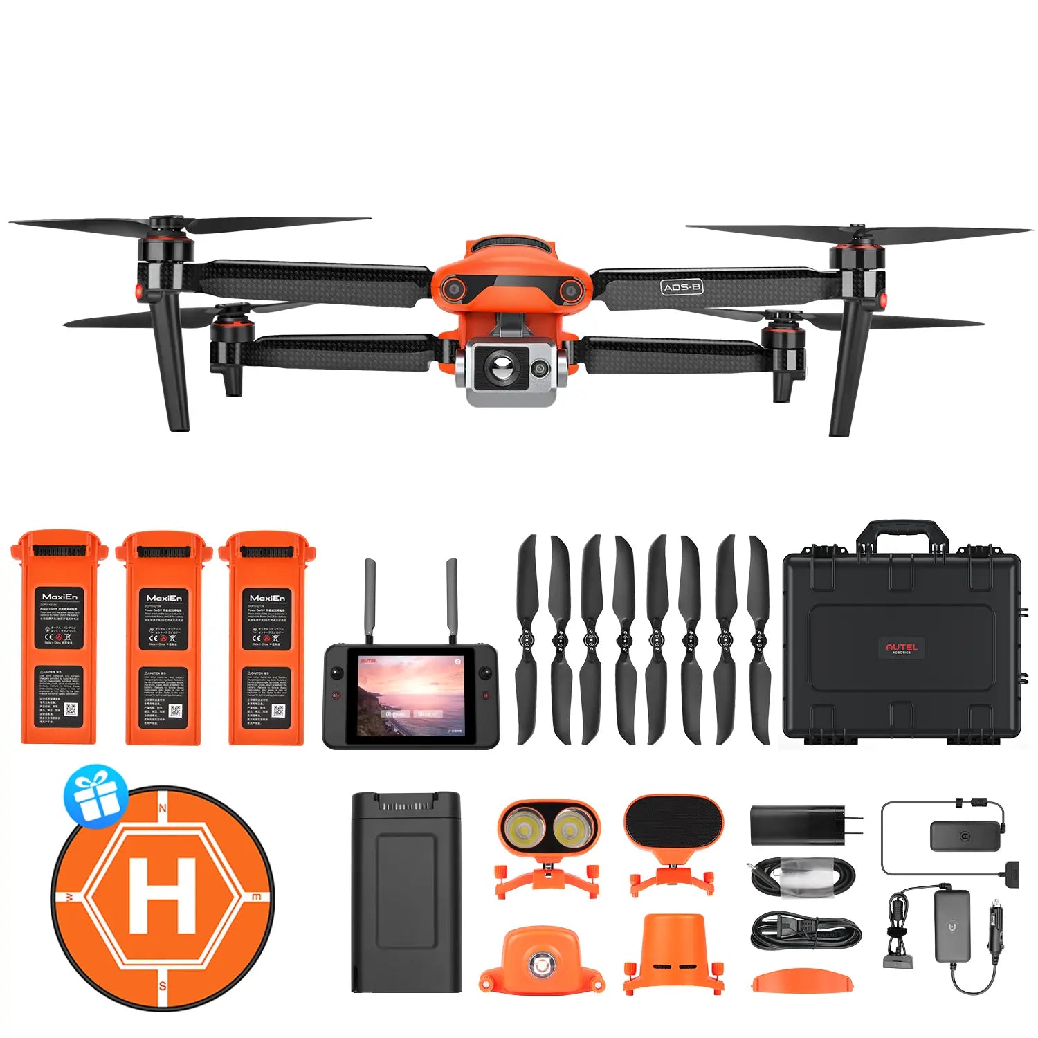 Autel Robotics EVO II Dual 640T RTK V3 Thermal Drone - Enterprise Bundle