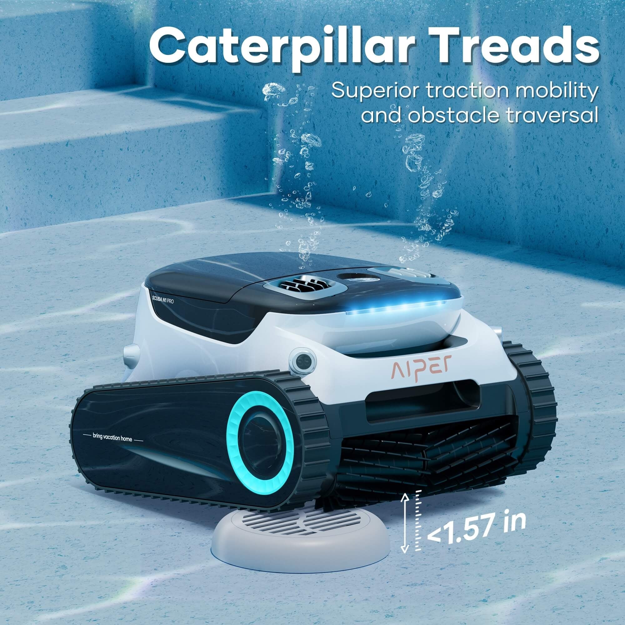 Aiper Scuba S1 Pro Cordless Robotic Pool Cleaner (2025 Upgrade)
