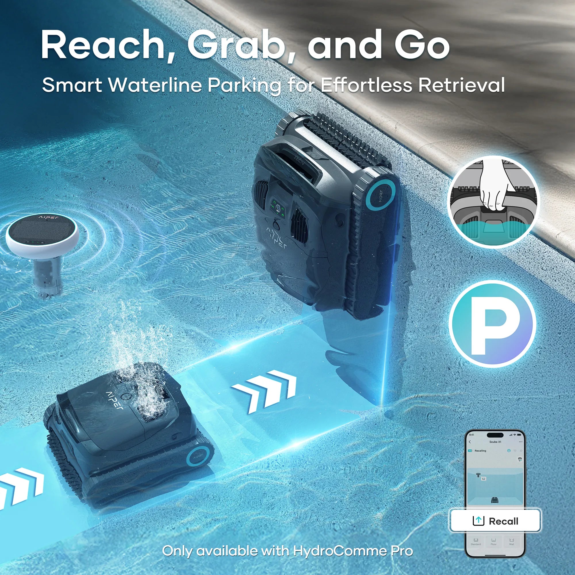 Aiper Scuba X1 Cordless Robotic Pool Cleaner