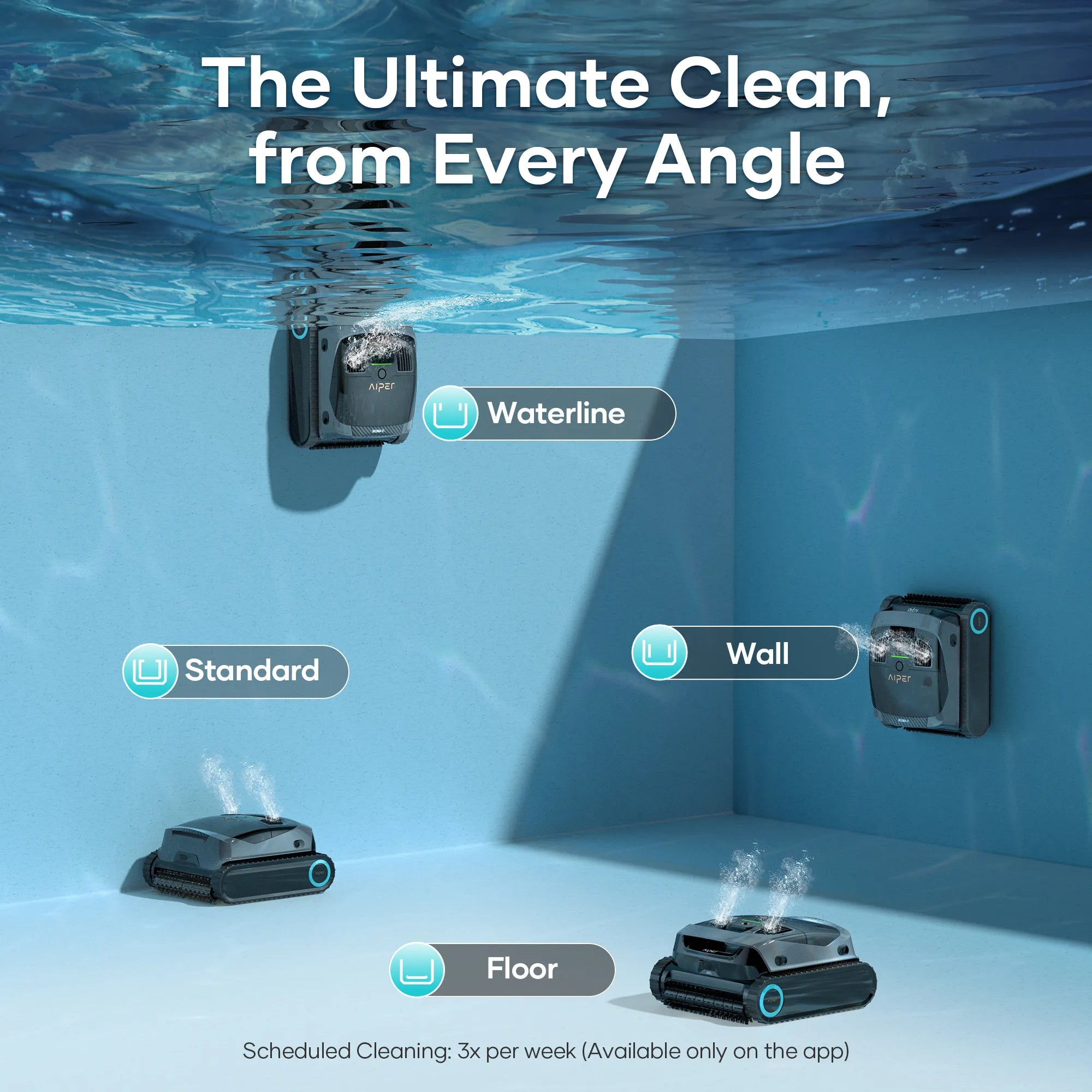 Aiper Scuba X1 Cordless Robotic Pool Cleaner