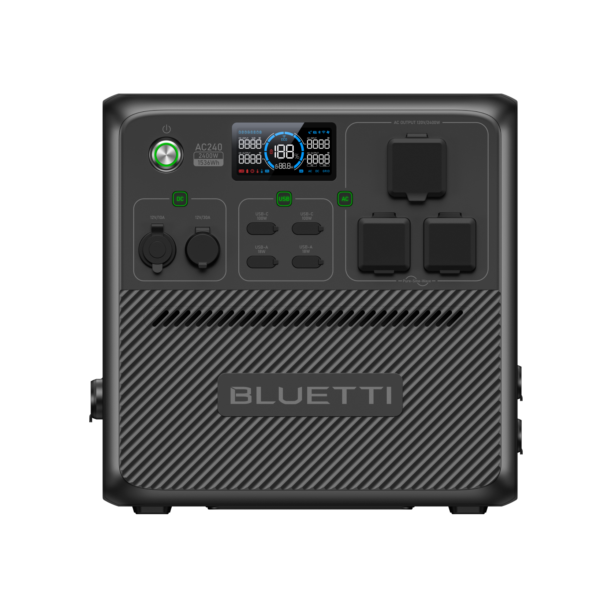 BLUETTI Pioneer 150 (AC240) Portable Power Station | 2,400W,1,536Wh