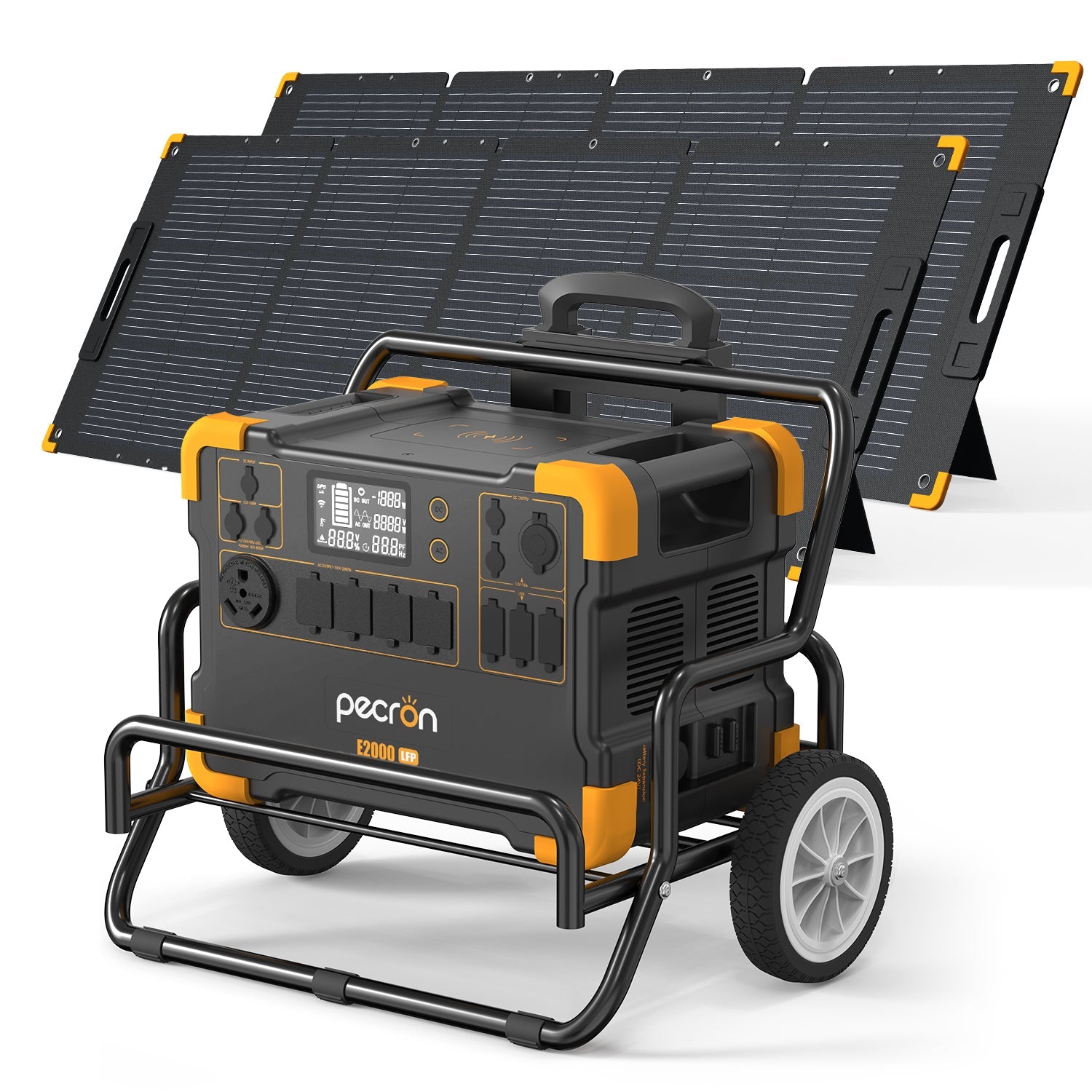 PECRON E2000LFP Expandable Solar Generator System Kit