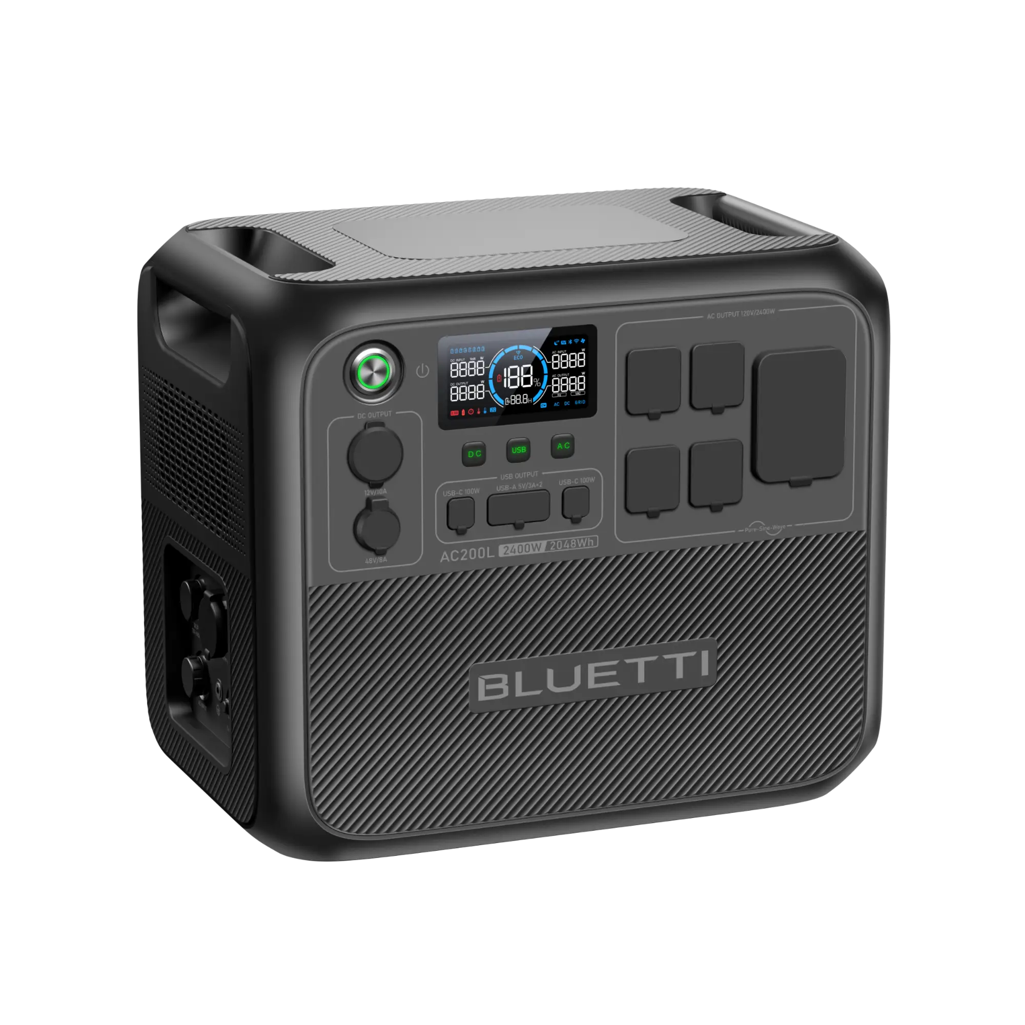 BLUETTI AC200L Portable Power Station  | 2,400W,2,048Wh