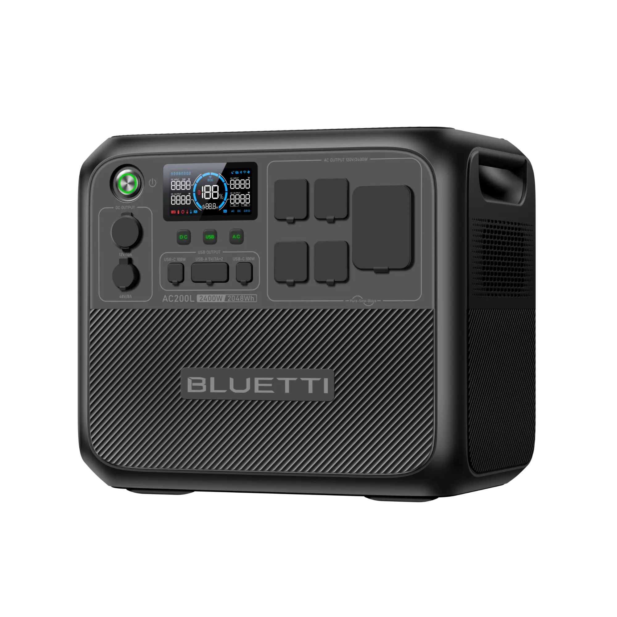 BLUETTI AC200L Portable Power Station  | 2,400W,2,048Wh