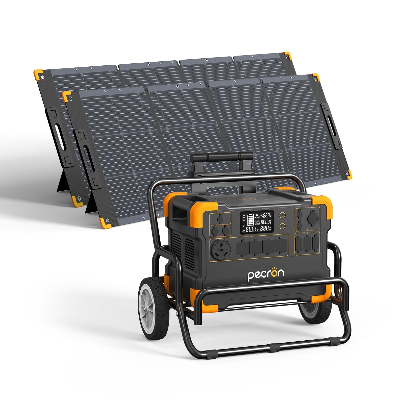 PECRON E2000LFP Expandable Solar Generator System Kit
