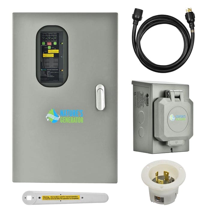 Nature's Generator Lithium 6000 and Transfer Switch