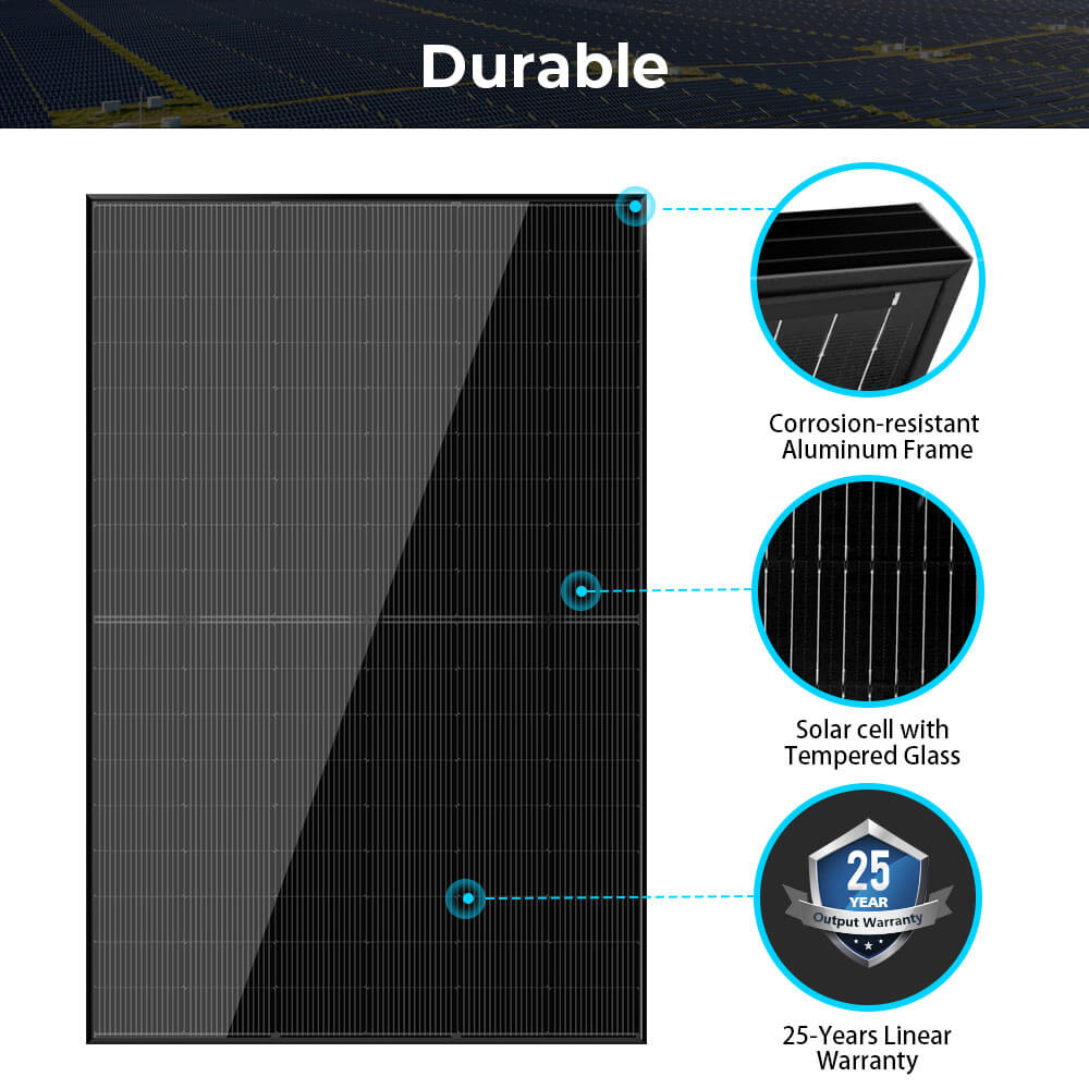 440W MONO BLACK N-Type SOLAR PANEL FULL PALLET (31 PANELS) UL61730 CEC Listed