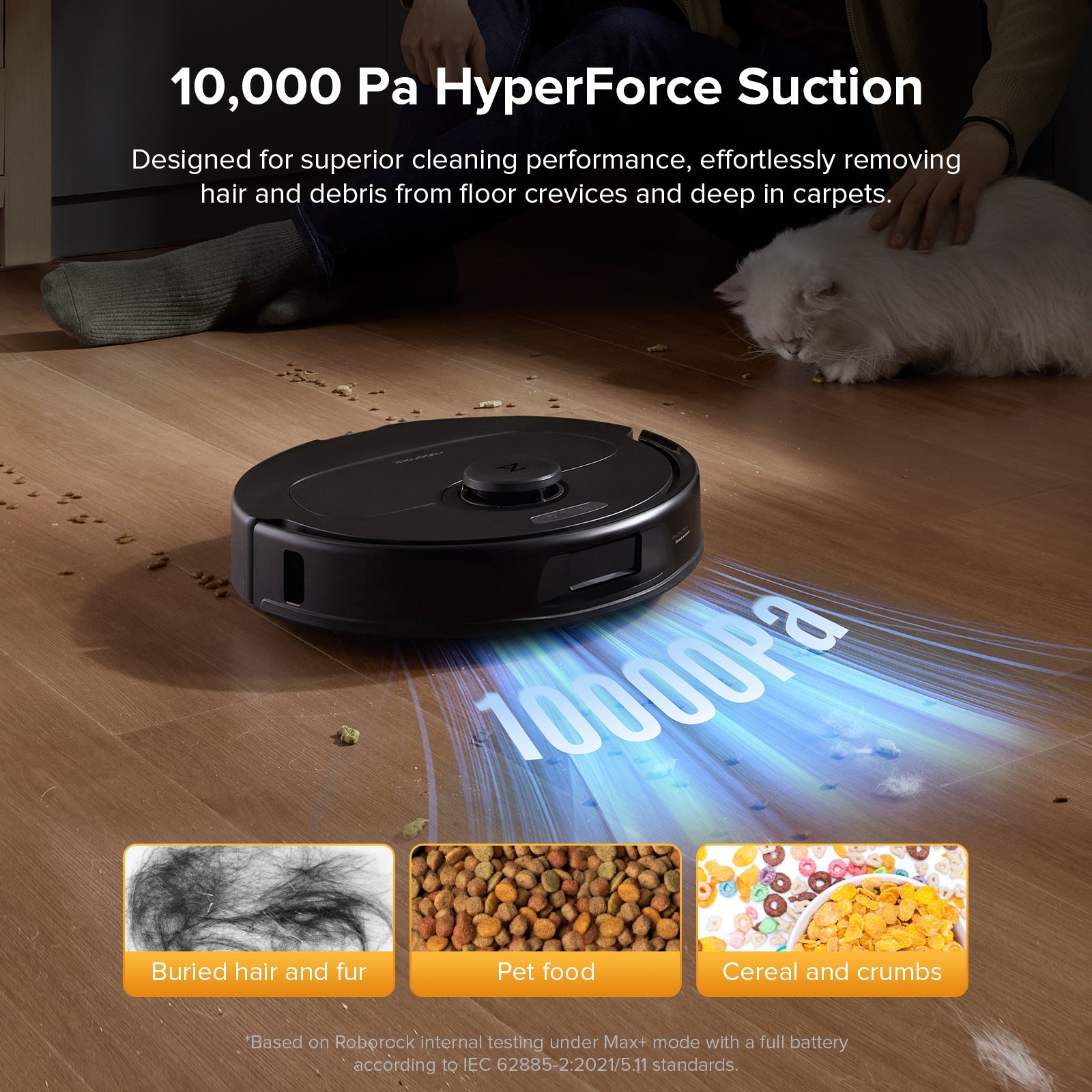 Roborock QV 35S Robot Vacuum with Multifunctional Dock