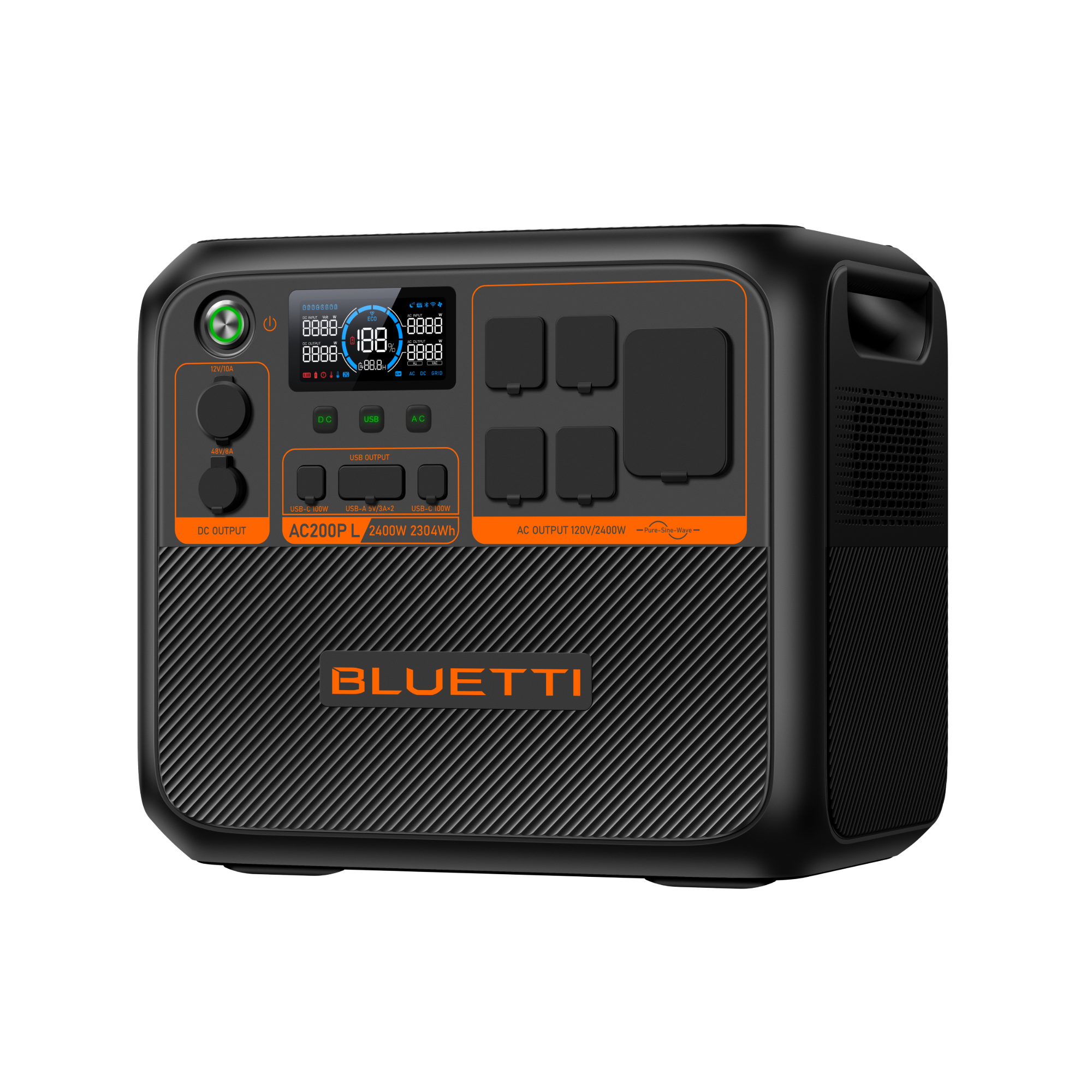 BLUETTI AC200P L Portable Power Station | 2,400W 2,304Wh