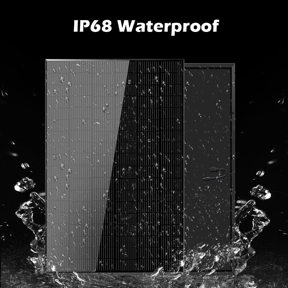 370W/ 415W/ 500W Mono Black PERC Solar Panel UL 61730 CEC Listed