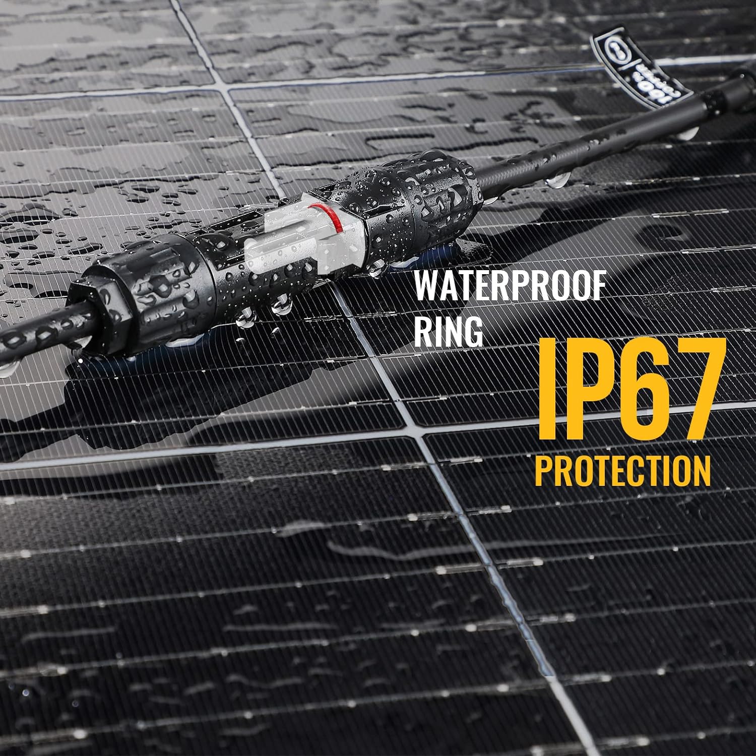 BougeRV Solar Panel Parallel Connectors 1 to 4 Solar Cable Wire