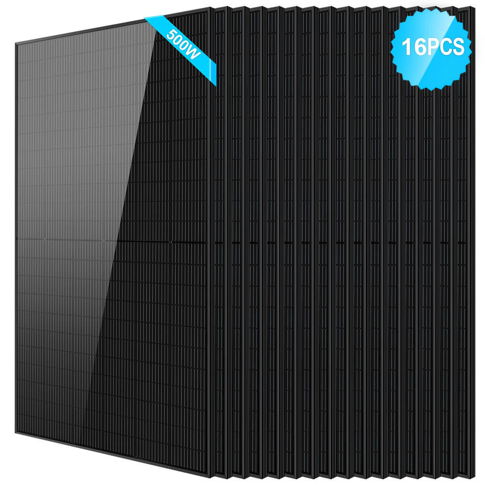 500W Mono Black PERC Solar Panel  UL61730 CEC Listed