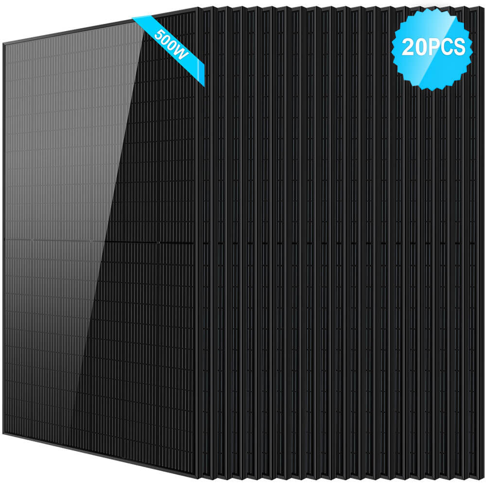 500W Mono Black PERC Solar Panel  UL61730 CEC Listed