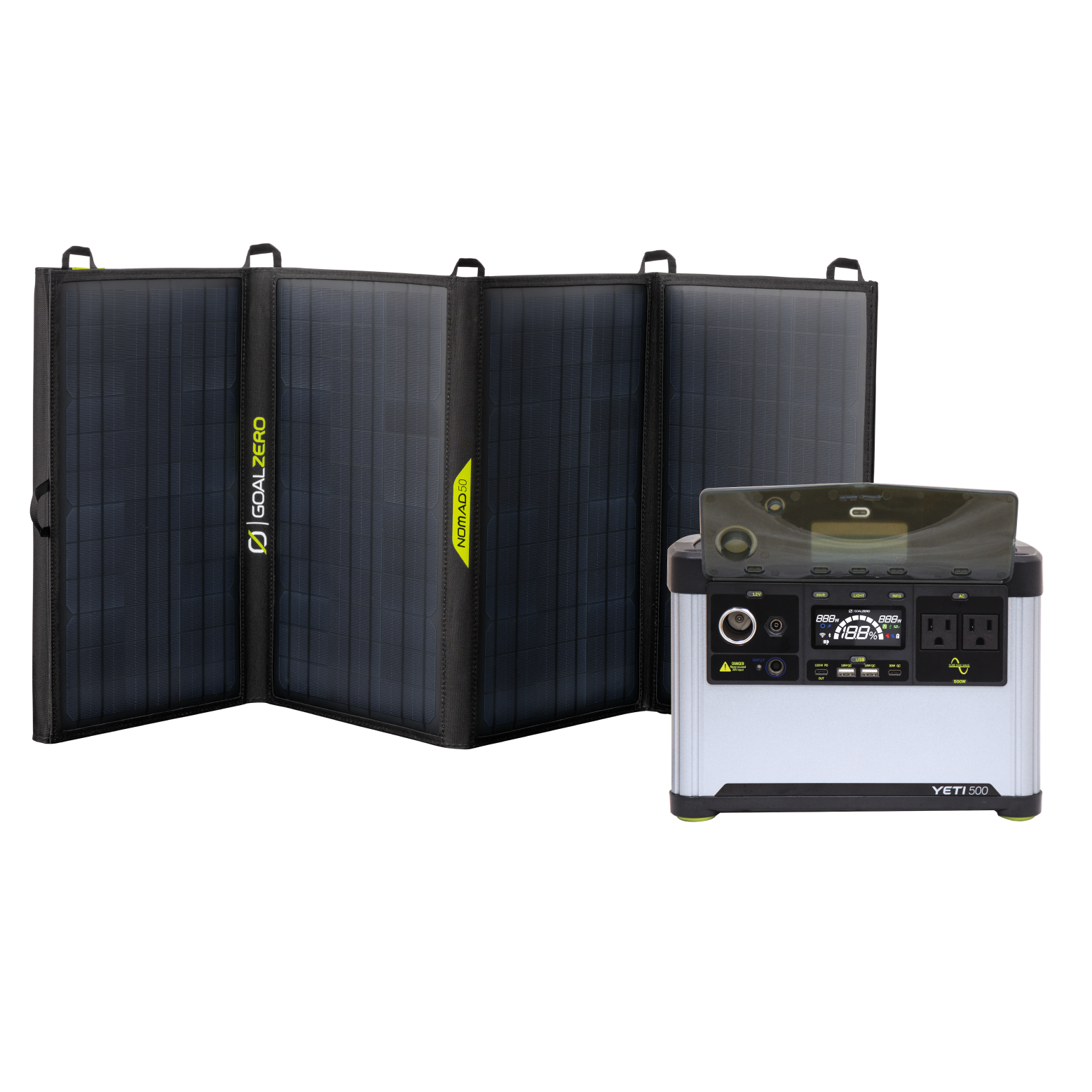 Yeti 500 + Nomad 50 Solar Generator