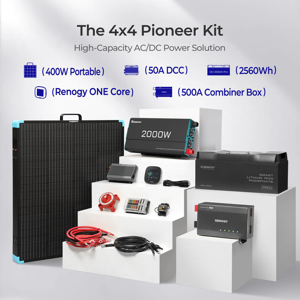 Renogy Energy Off-road Solution Pioneer Kit SKU: RNG-CARKIT-CB-US