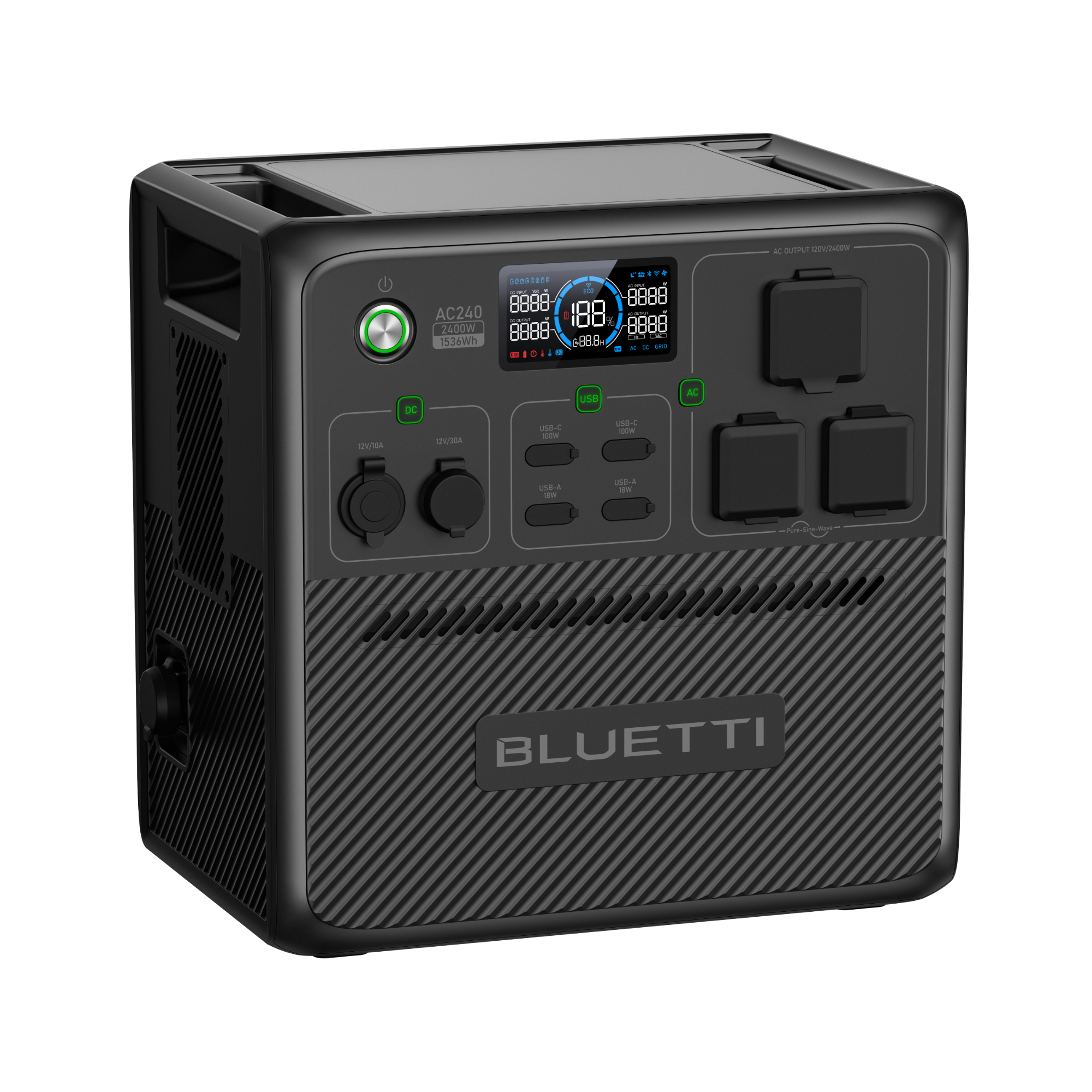 BLUETTI Pioneer 150 (AC240) Portable Power Station | 2,400W,1,536Wh