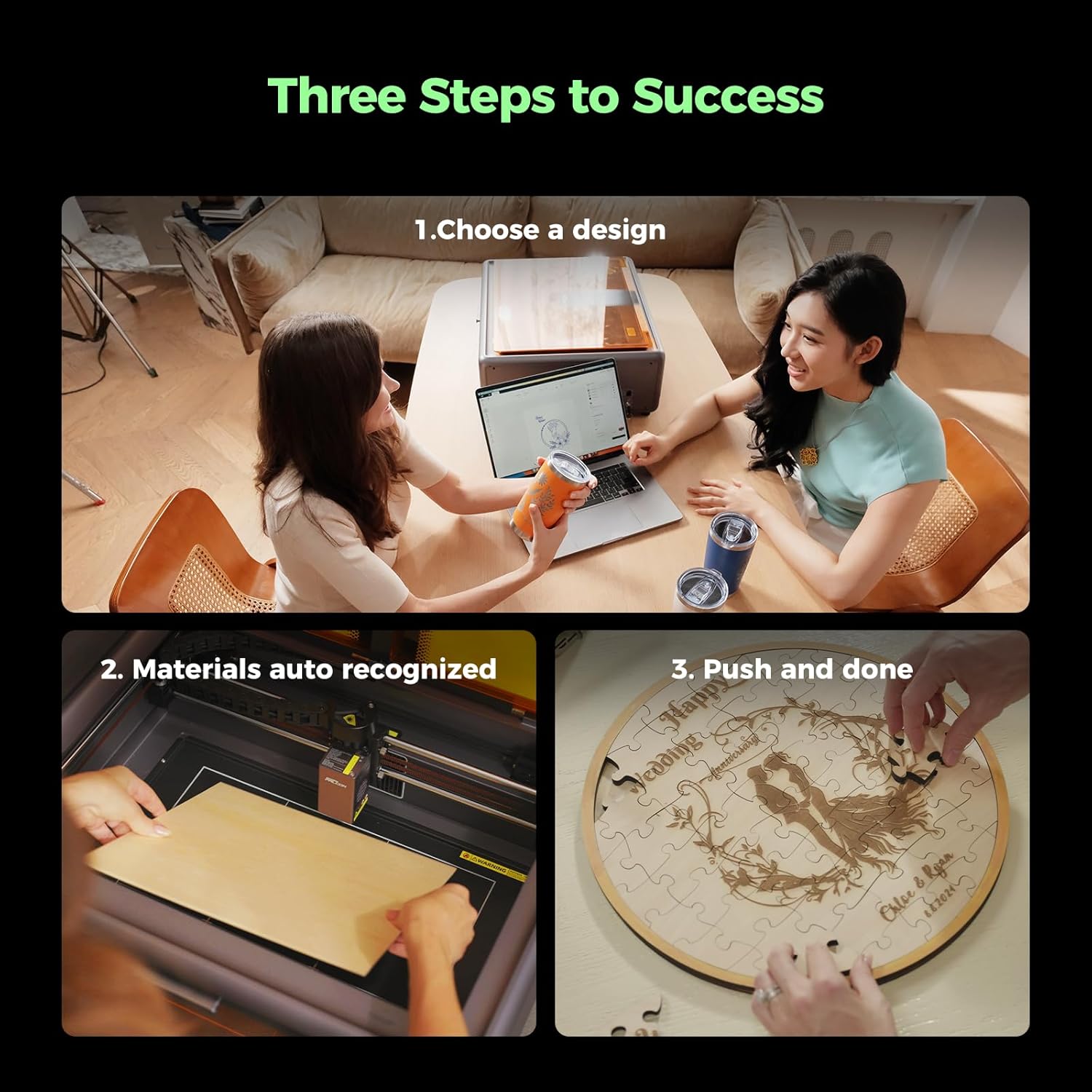 Creality Falcon A1 10W Laser Engraver, 80W Powerful Output, Fully Enclosed