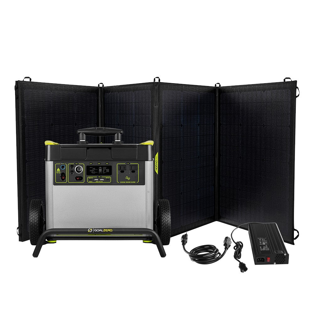 Yeti 3000X + (3) Nomad 200 Solar Generator