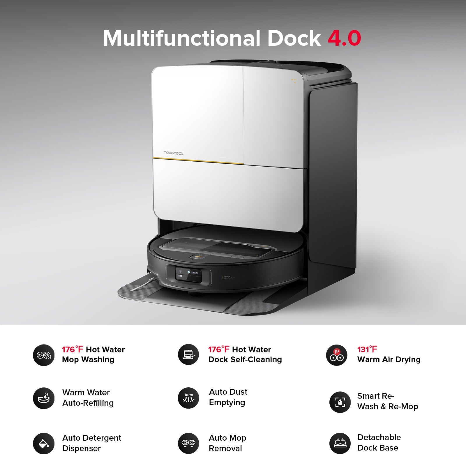 Roborock Saros Z70 Robot Vacuum with OmniGrip™ Mechanical Arm