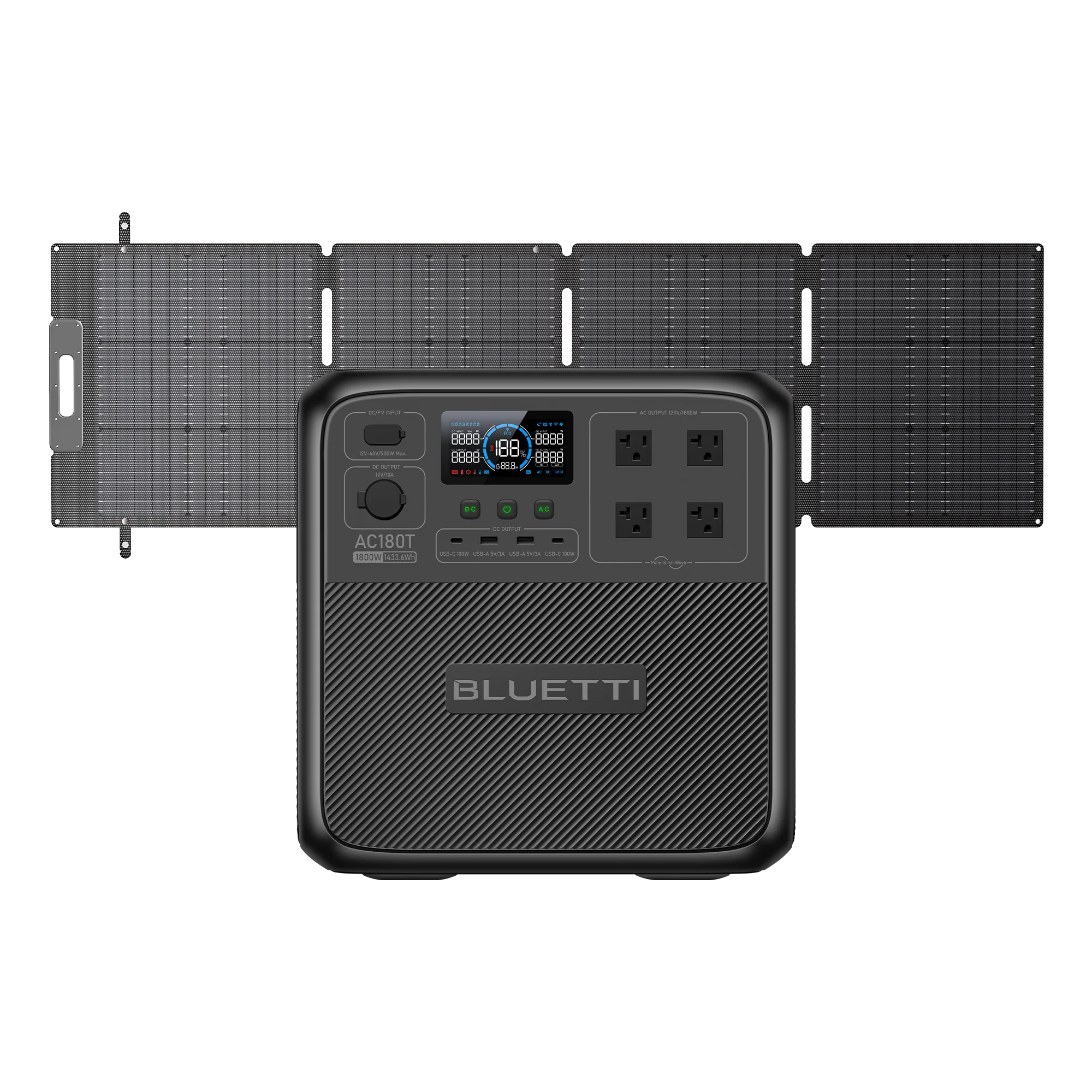BLUETTI Pioneer MD (AC180T) Portable Power Station | 1,800W,1433Wh