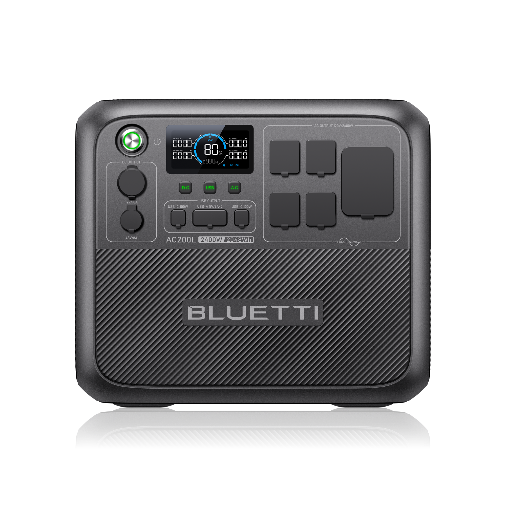 BLUETTI AC200L Portable Power Station  | 2,400W,2,048Wh