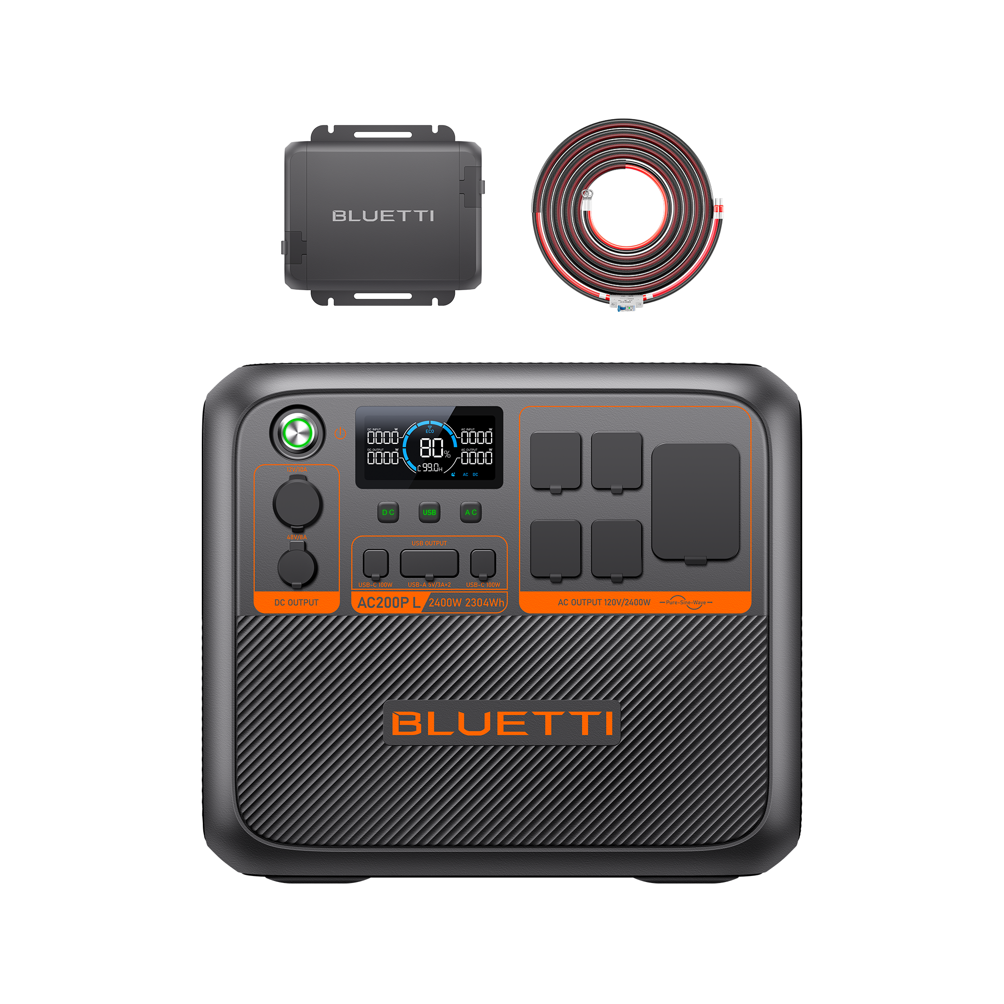 BLUETTI AC200P L Portable Power Station | 2,400W 2,304Wh