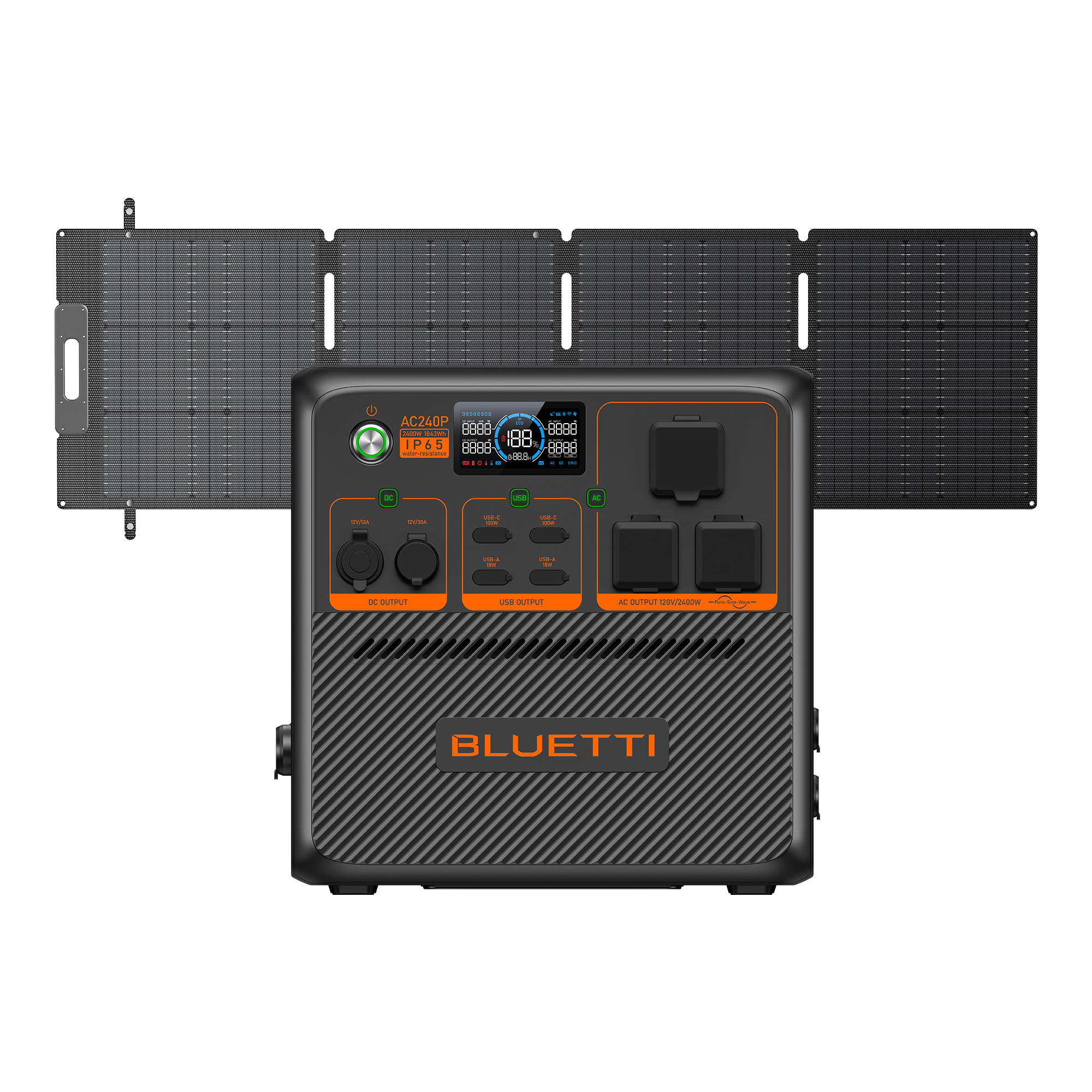 BLUETTI AC240P Portable Power Station | 2,400W 1,843Wh