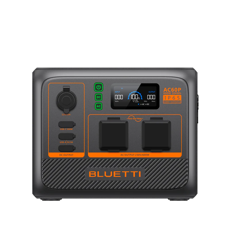 BLUETTI AC60P Portable Power Station | 600W 504Wh