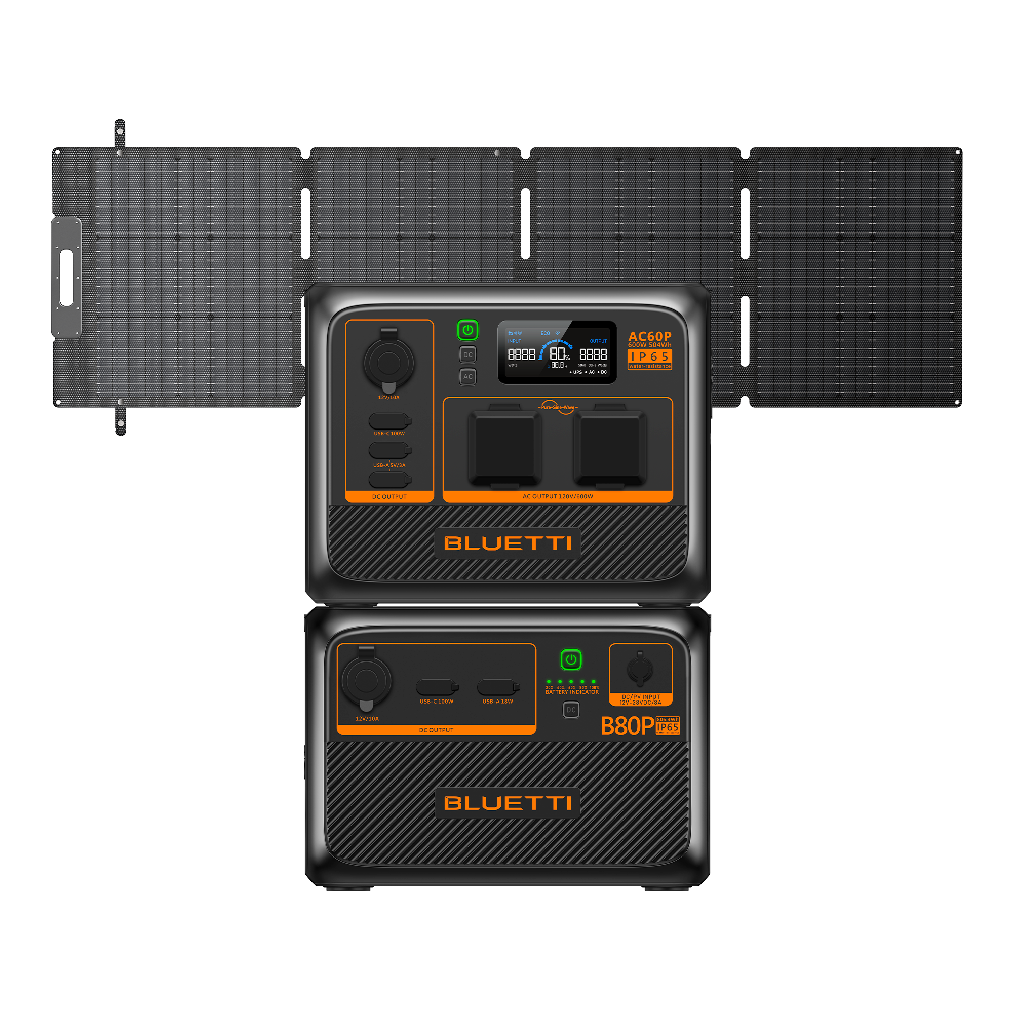 BLUETTI AC60P Portable Power Station | 600W 504Wh