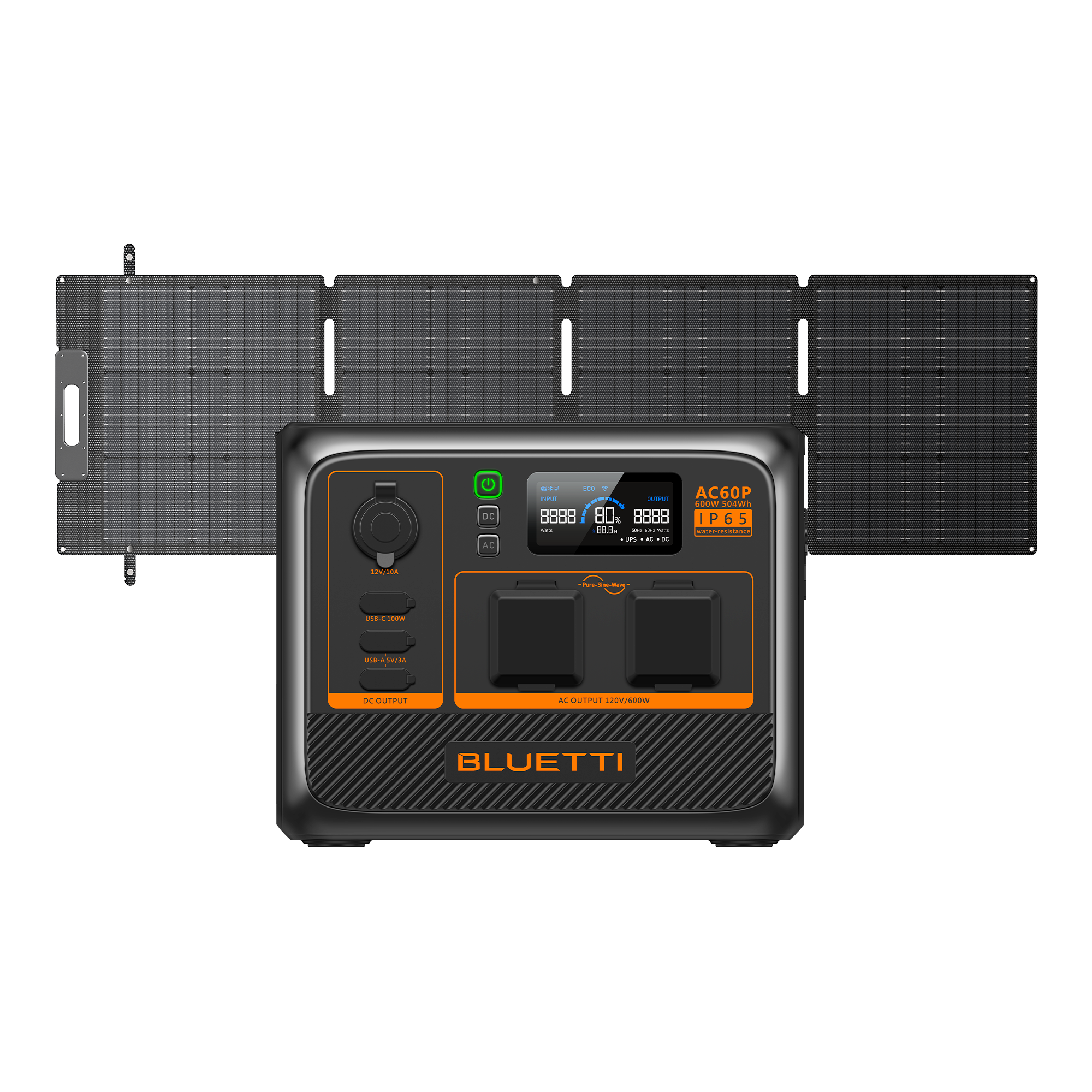 BLUETTI AC60P Portable Power Station | 600W 504Wh