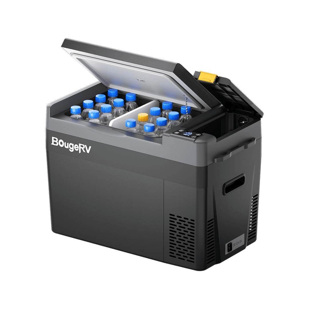 BougeRV CRPRO30 30 Quart 12V Portable Car Fridge Freezer