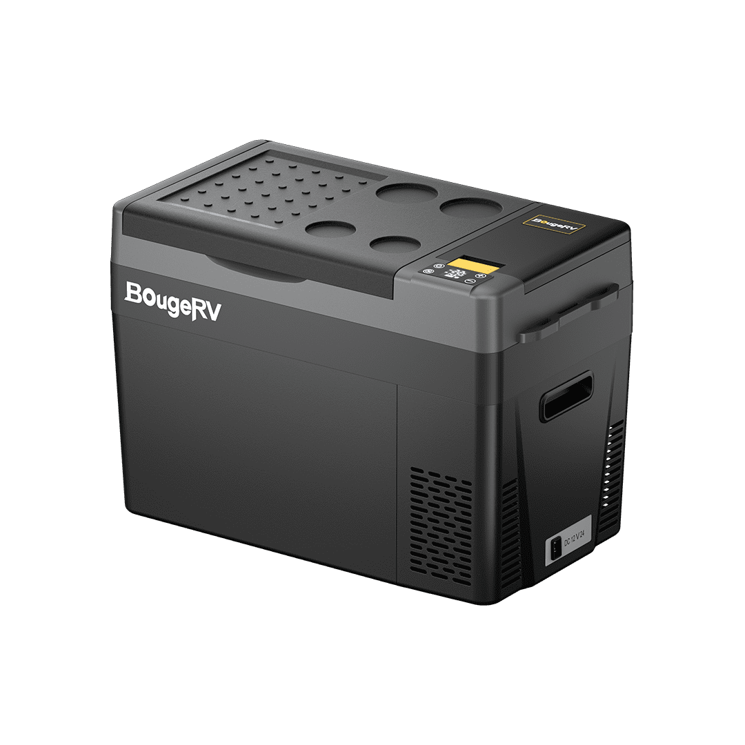 BougeRV CRPRO30 30 Quart 12V Portable Car Fridge Freezer