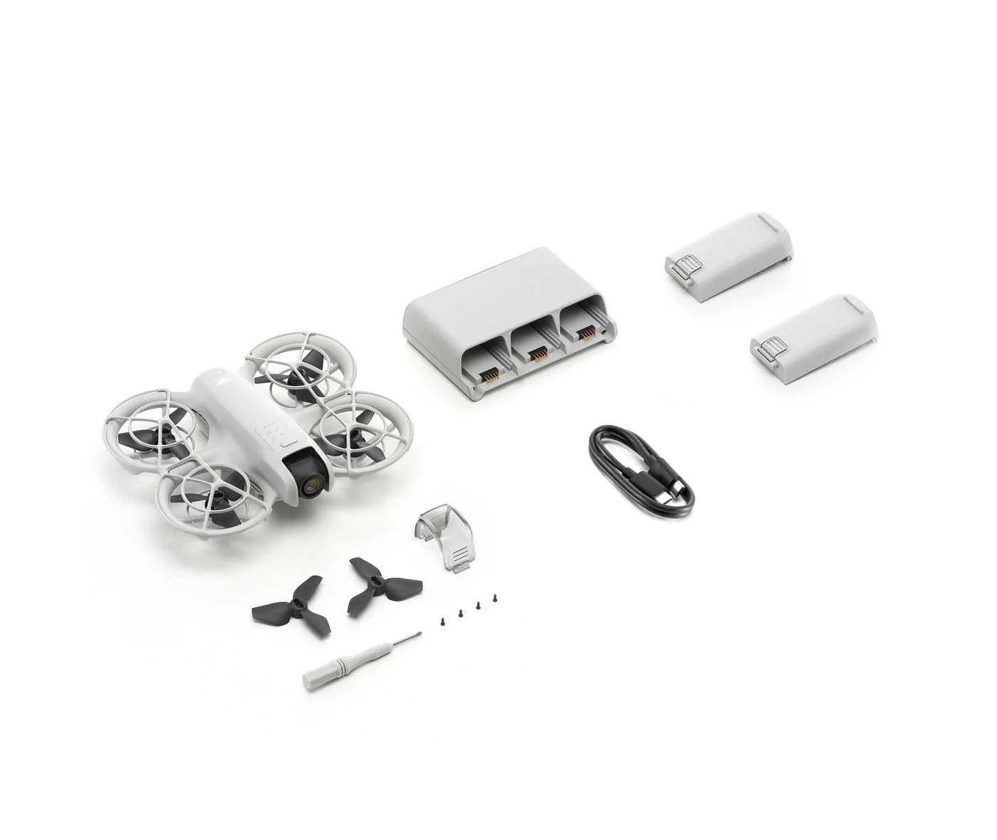 DJI Neo Combo - Palm-Sized 4K Stabilized Video Drone with 3 Batteries CP.FP.00000218.01