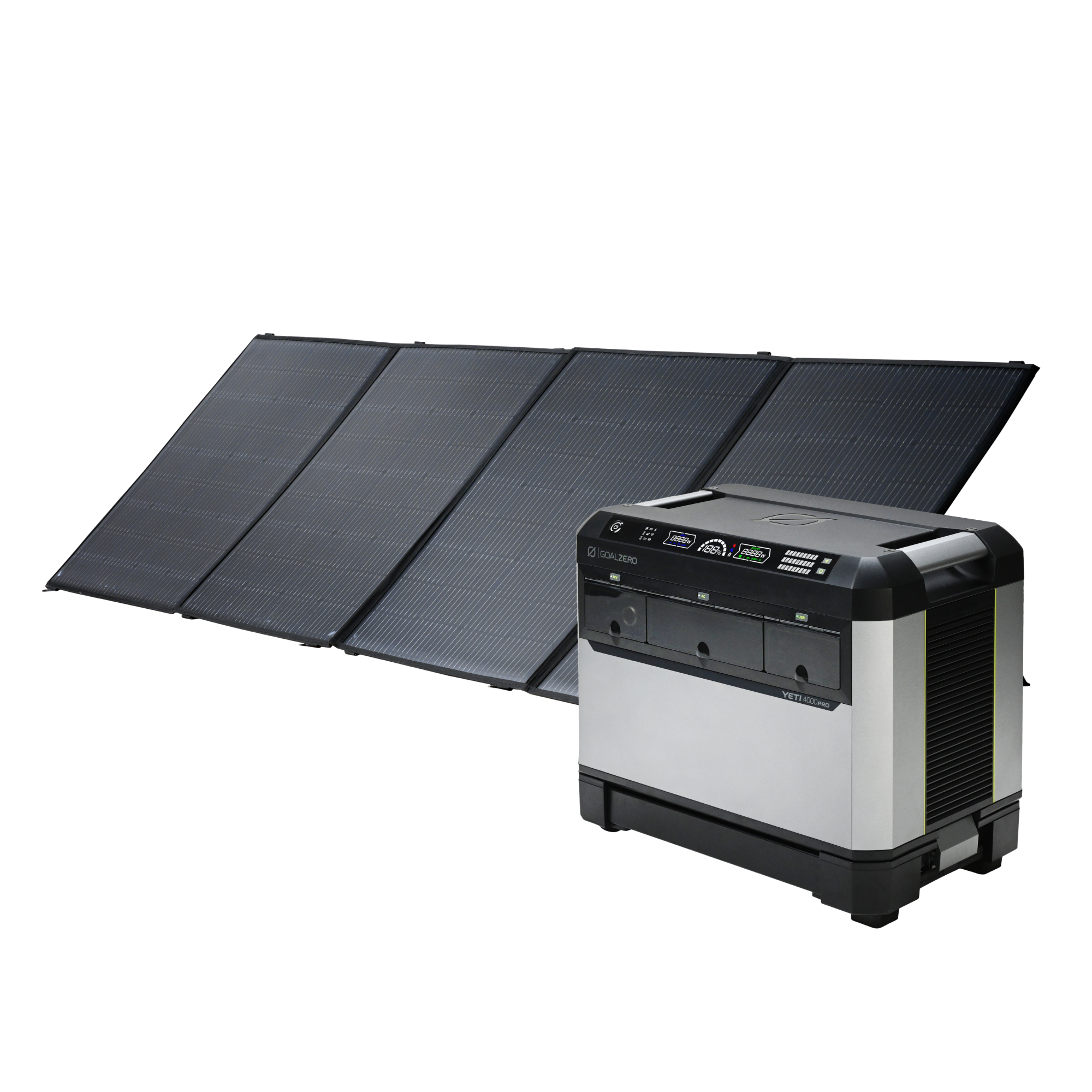 Yeti PRO 4000 + Nomad 400 Solar Generator