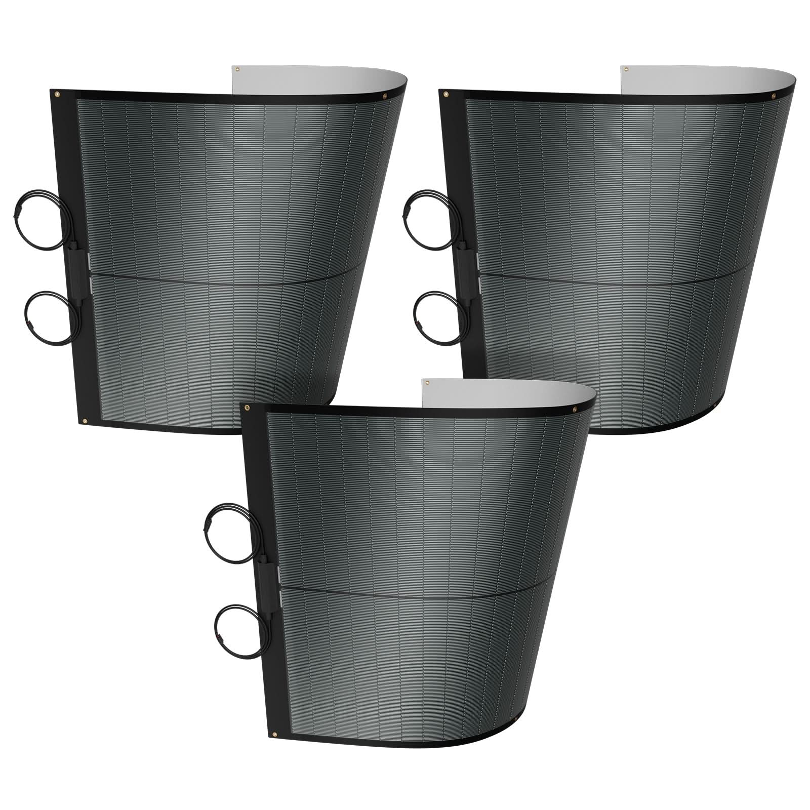 BougeRV Yuma 100W CIGS Thin-film Flexible Solar Panel with Pre-Punched Holes (Compact Version)