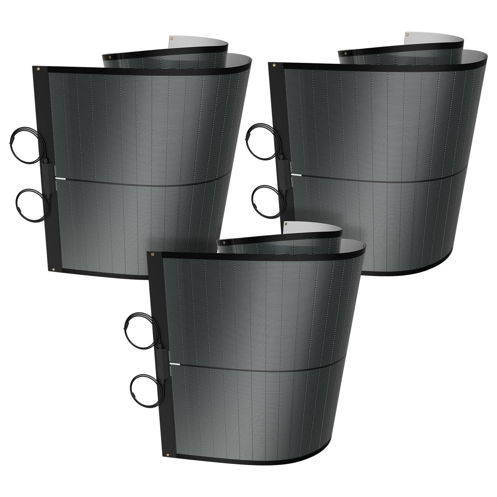 BougeRV Yuma 200W CIGS Thin-film Flexible Solar Panel with Pre-Punched Holes