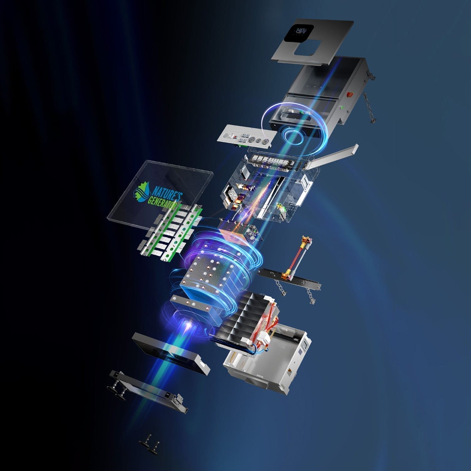 Nature's Generator MyGrid 10K with Transfer Switch for House Battery Backup