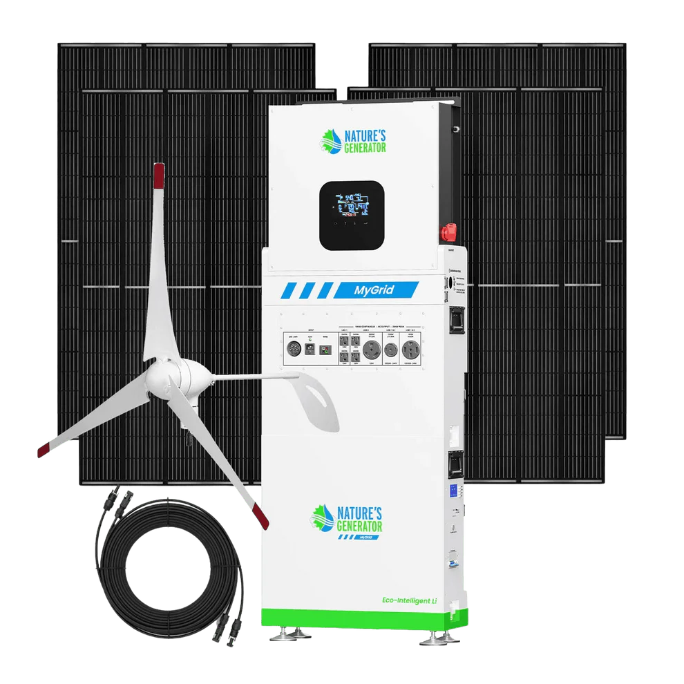 Nature's Generator MyGrid 10K Solar and Wind Generator for Home